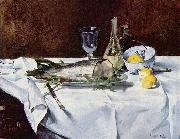 Edouard Manet, Stilleben mit Lachs